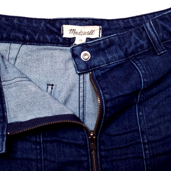 Madewell Denim Utility Zip Skirt / 28 - Picture 4 of 8